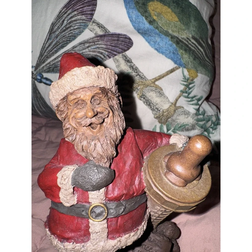 Vtg Tom Clark Gnome Santa Baby Signed Retired Arts & Crafts #5096 Mr. Claus 70
